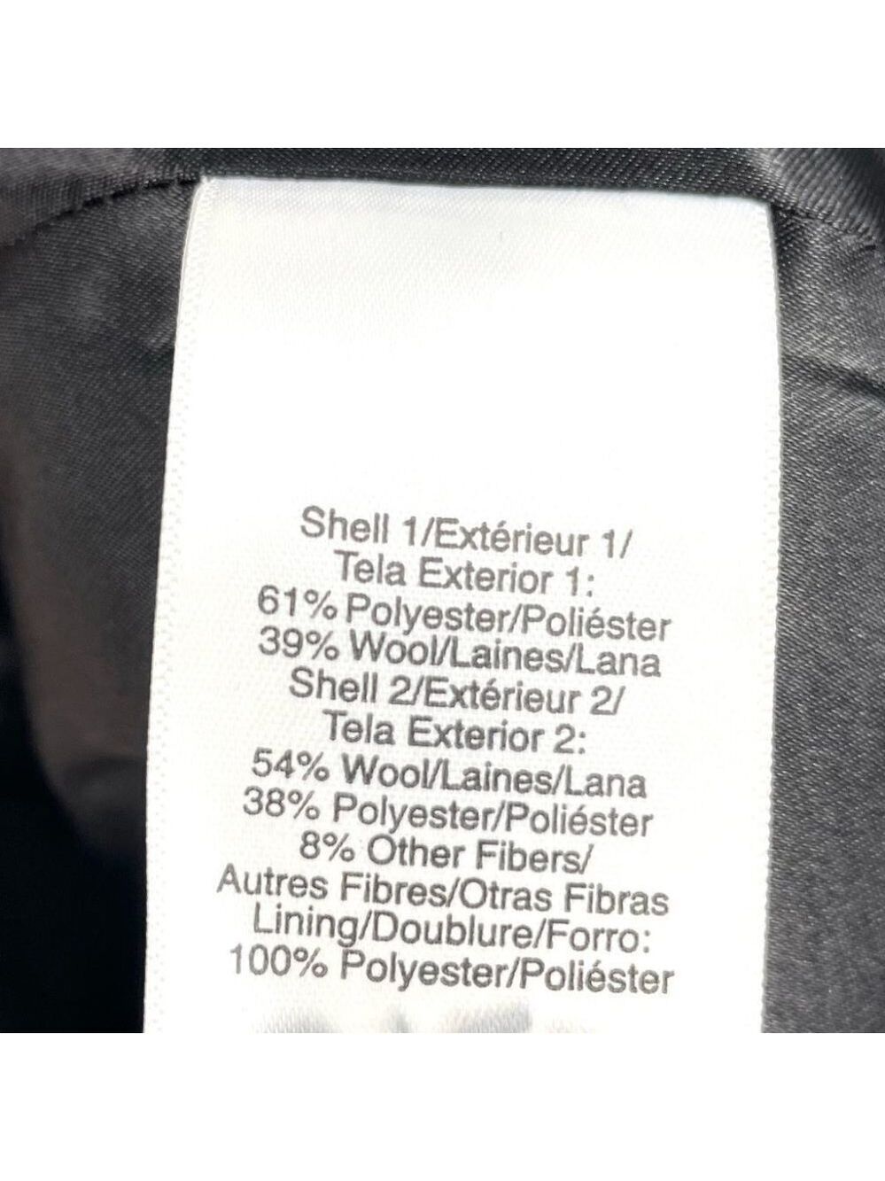 DKNY Black and White Tweed Coat - Picture 13 of 13